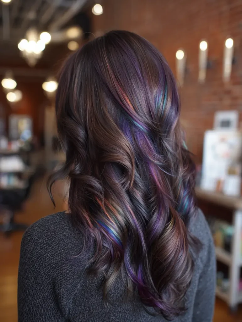 Oil Slick Peekaboo