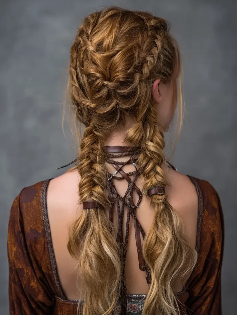 Reverse Braid Leading into Layers