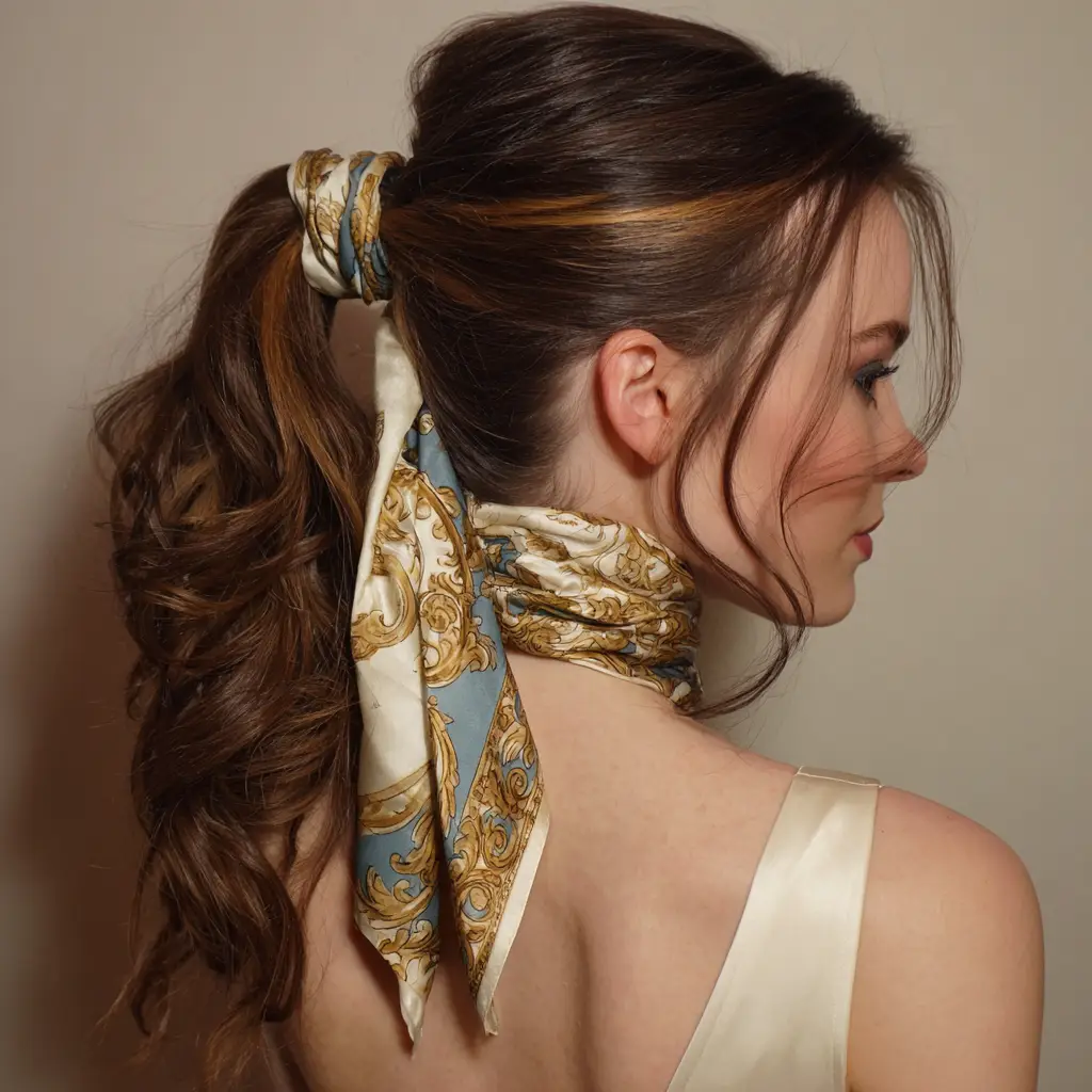 Scarf Ponytail