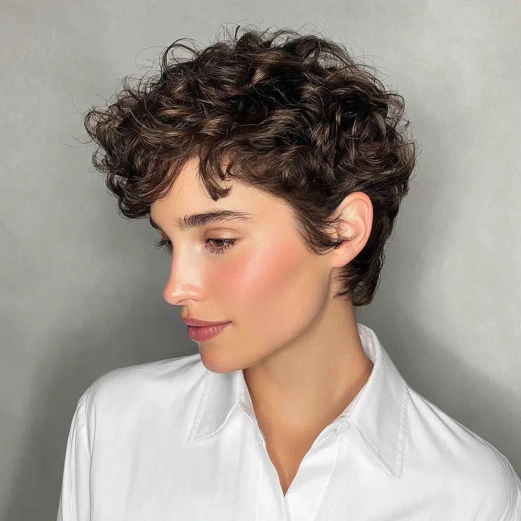 Short Curly Pixie Cuts