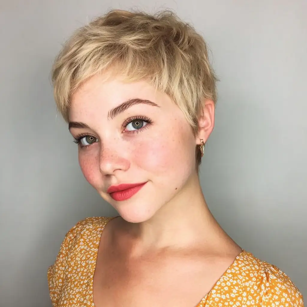 Short Haircuts for Chubby Face