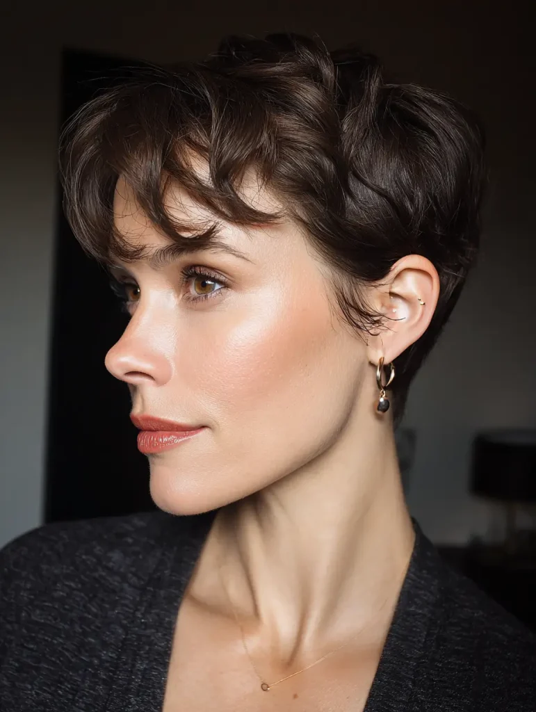 Side Part Pixie Cut