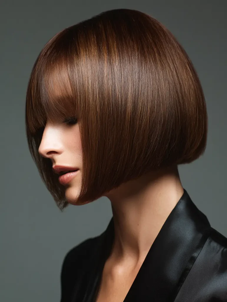 Sleek Brown Sugar Bob