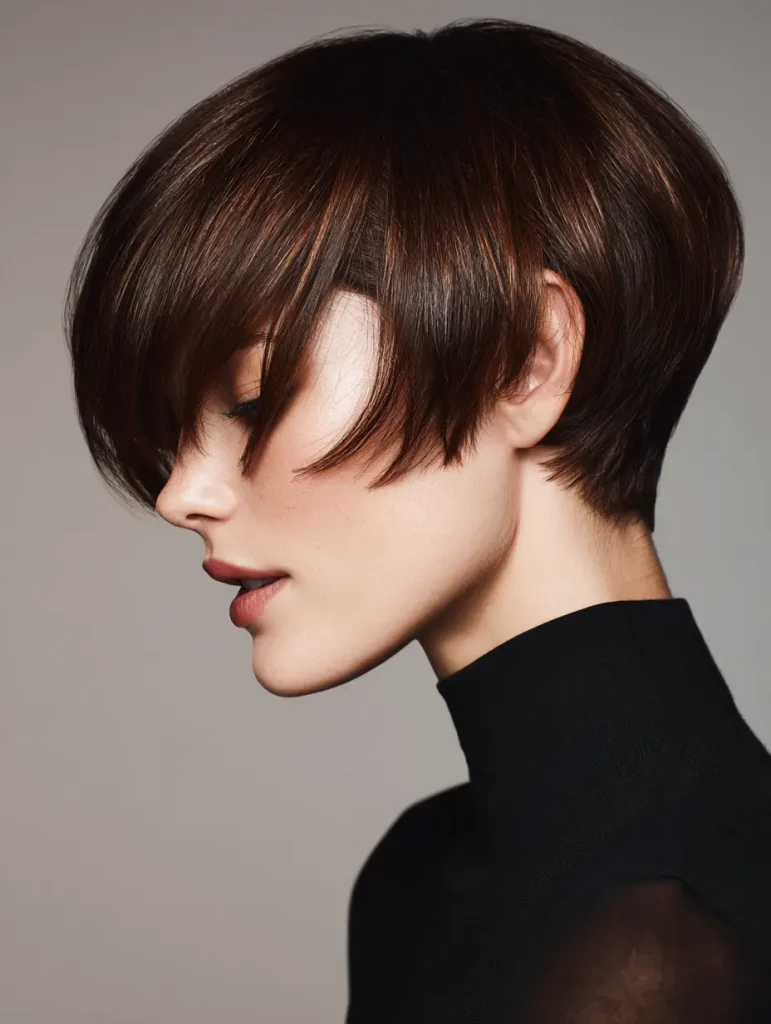 Sleek Ear-Length Cut
