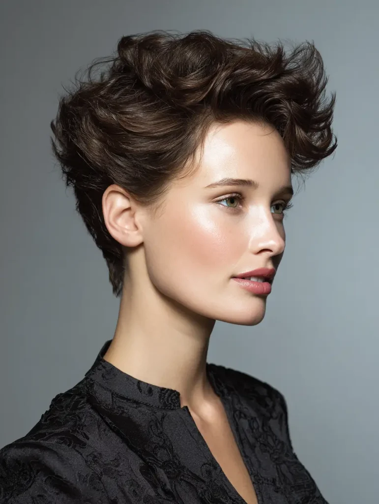 Tapered Ends With Volume on Top
