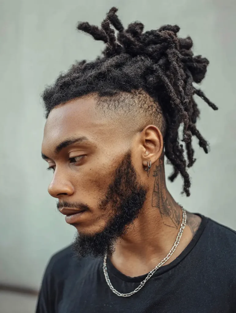 Temple Fade with Dreads