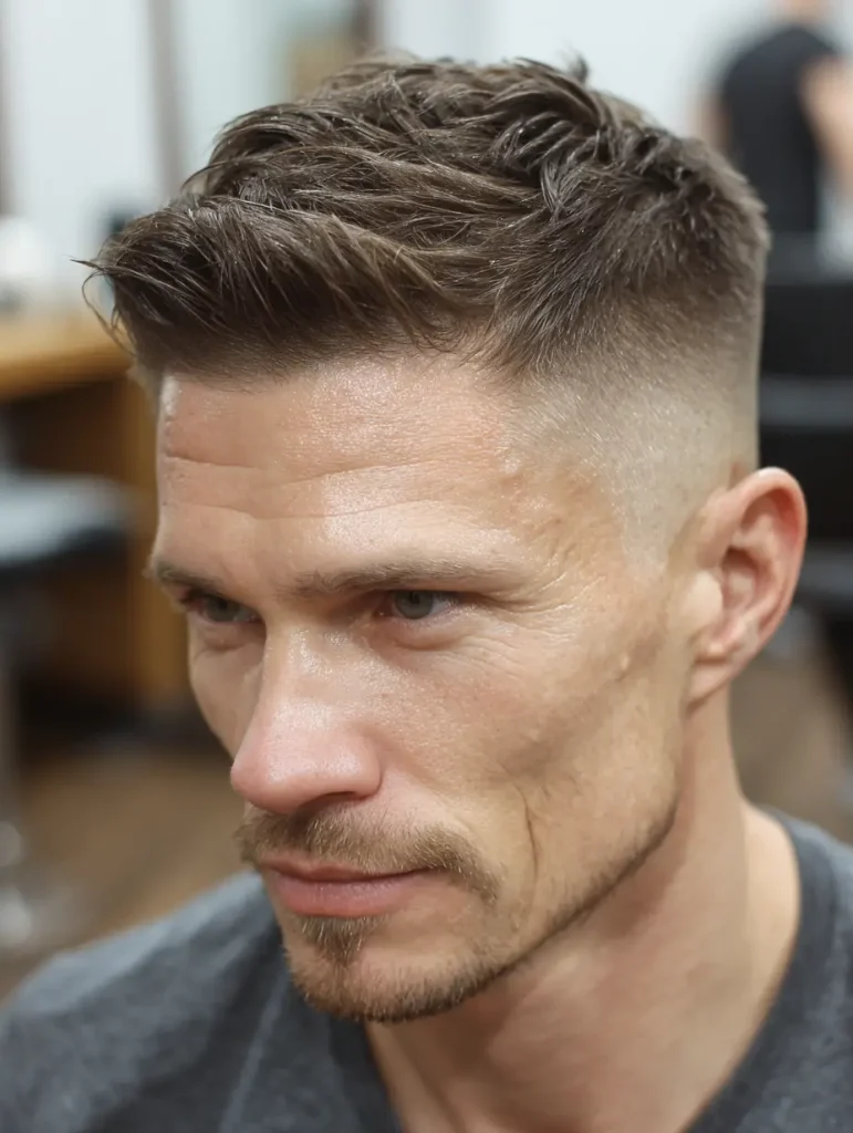 Temple Fade with Part
