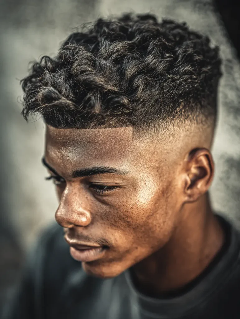 Temple Fade with Waves