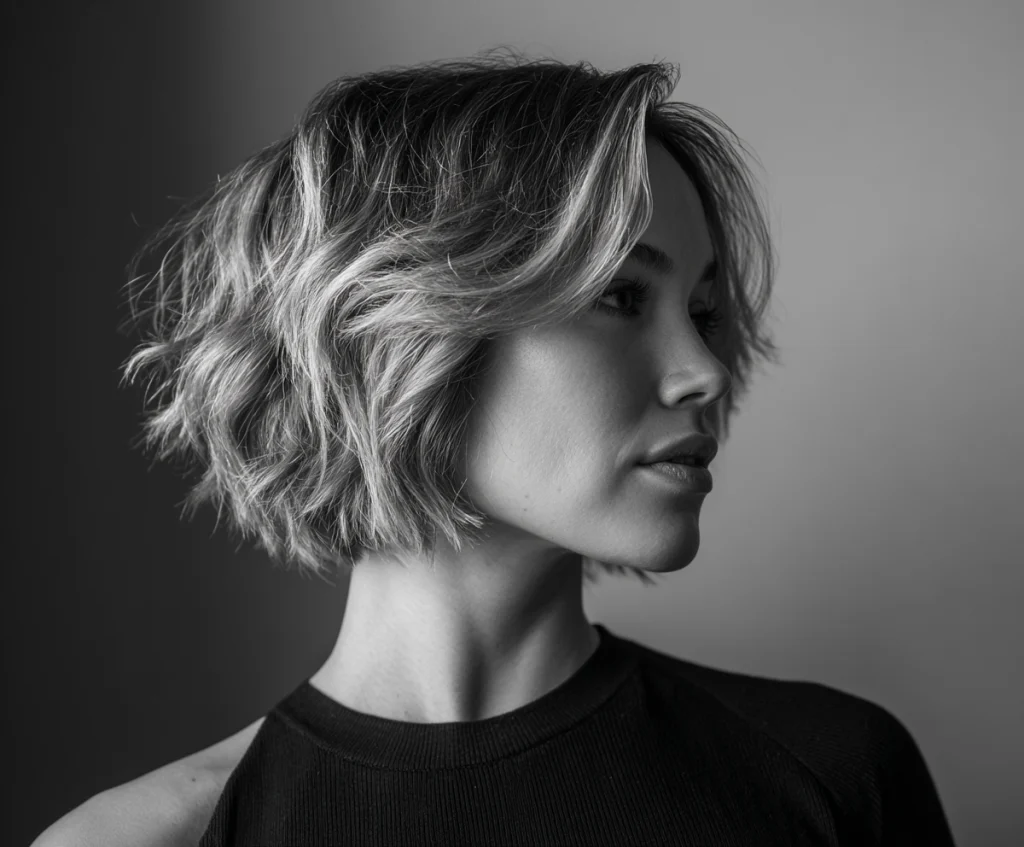 Textured Mid-Length Cut