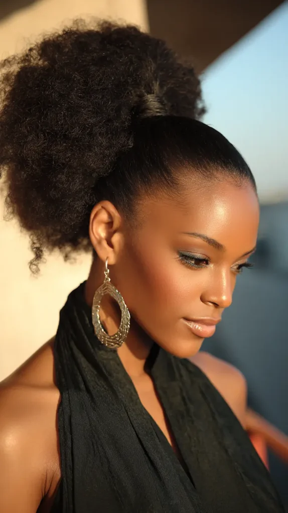  Afro Ponytail