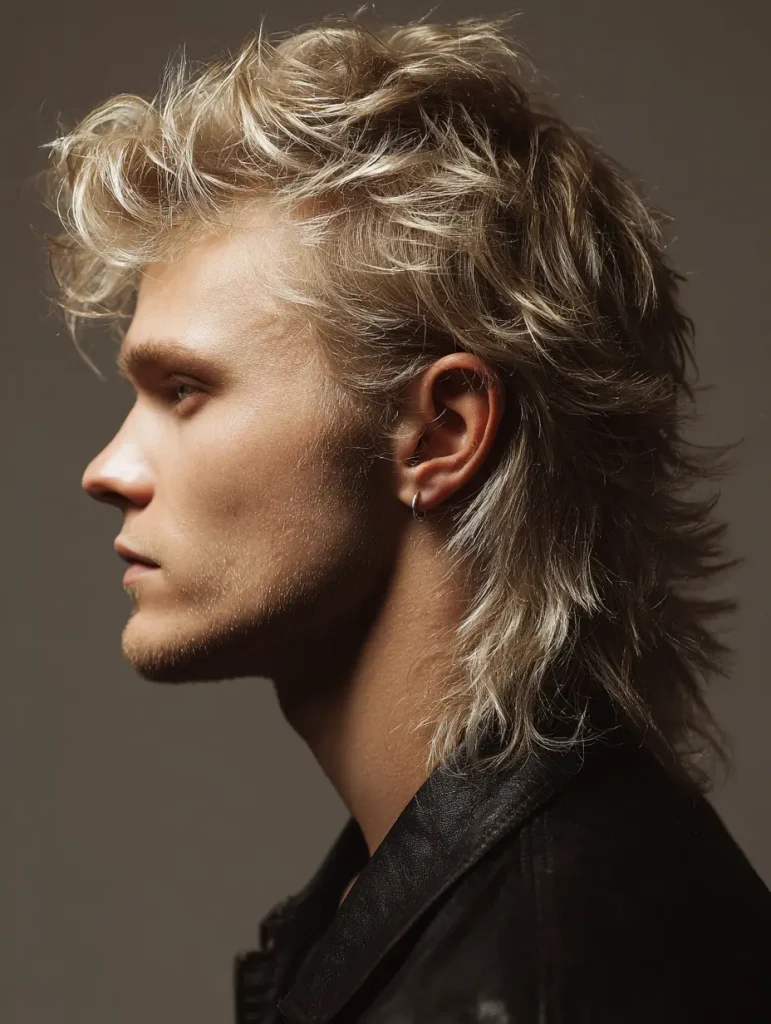 Blonde Modern Mullet