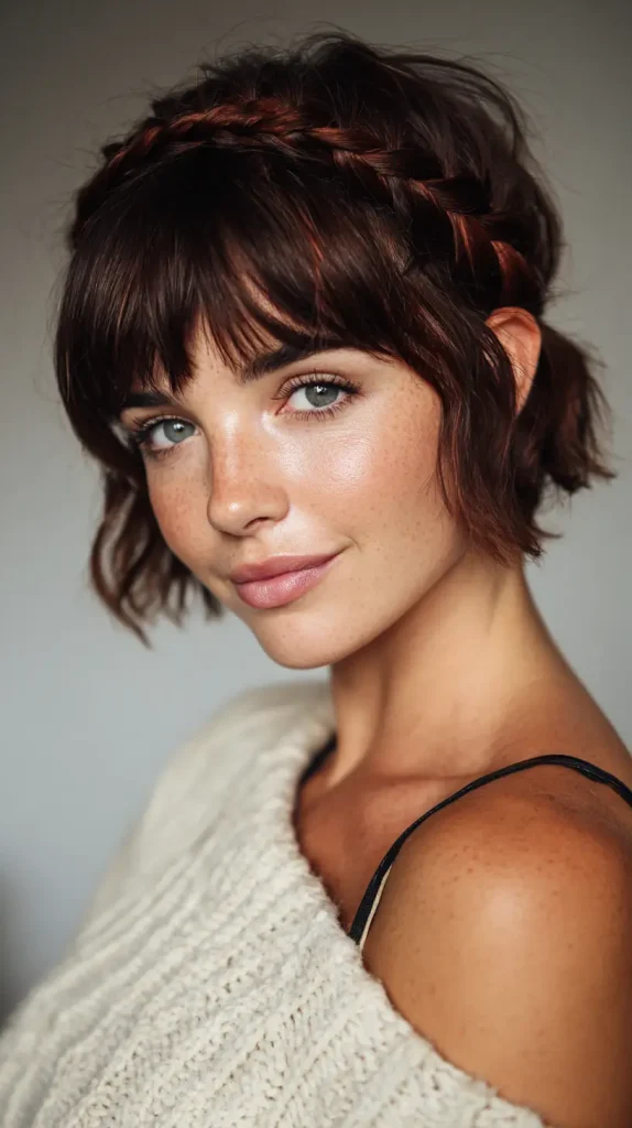  Braided Bangs