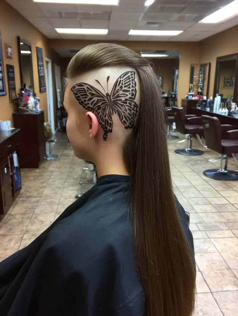 Butterfly Cut on Straight Hair
