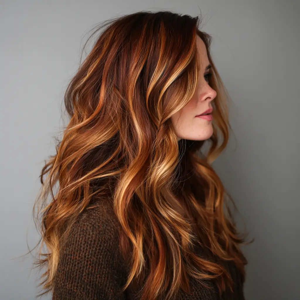Caramel Calico Waves