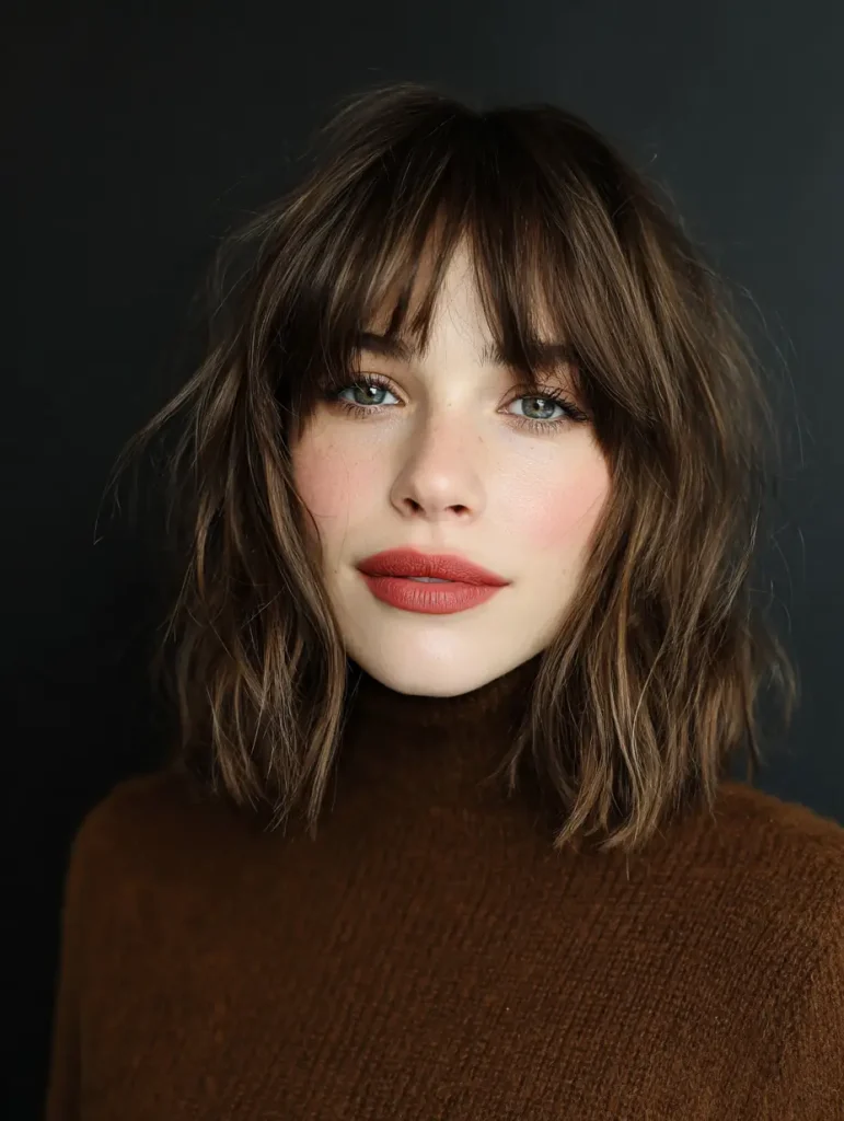 Choppy Bangs with Lob
