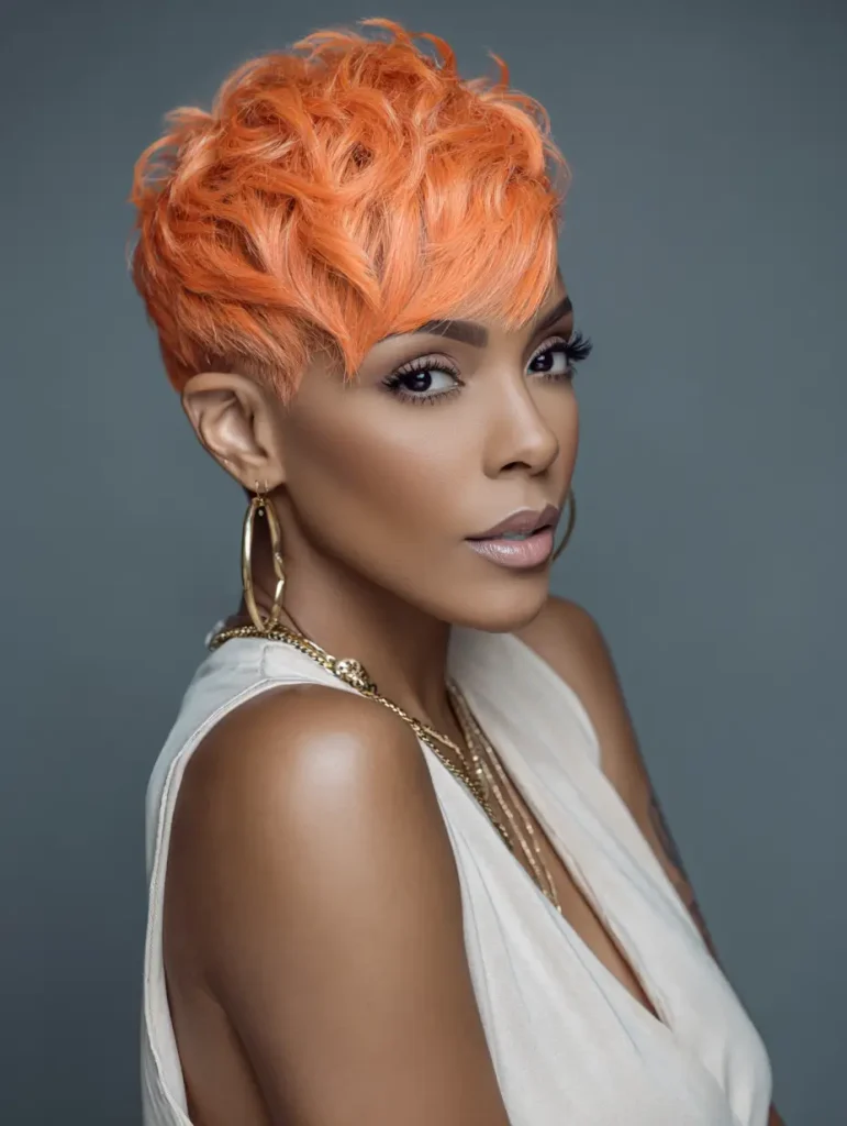 Color-Pop Pixie – Pixie Cut for Black women