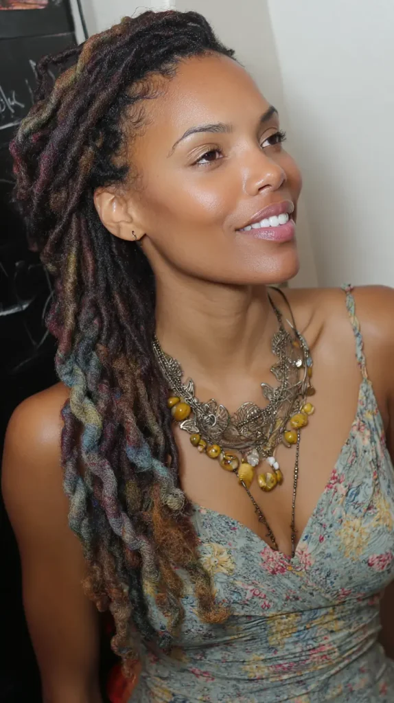 Colored Two Strand Twist Locs