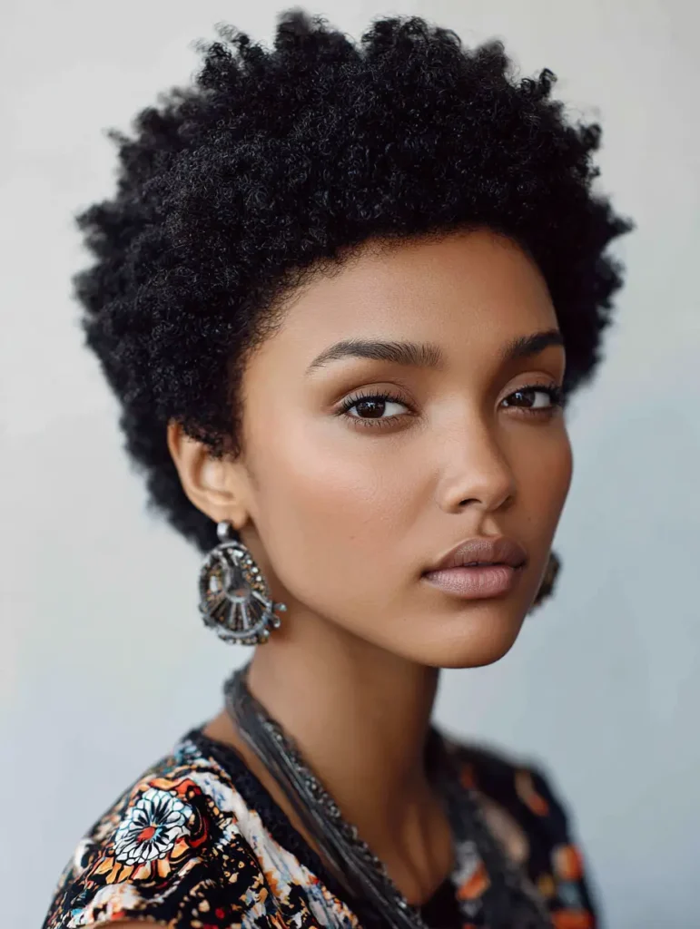 Cropped Afro