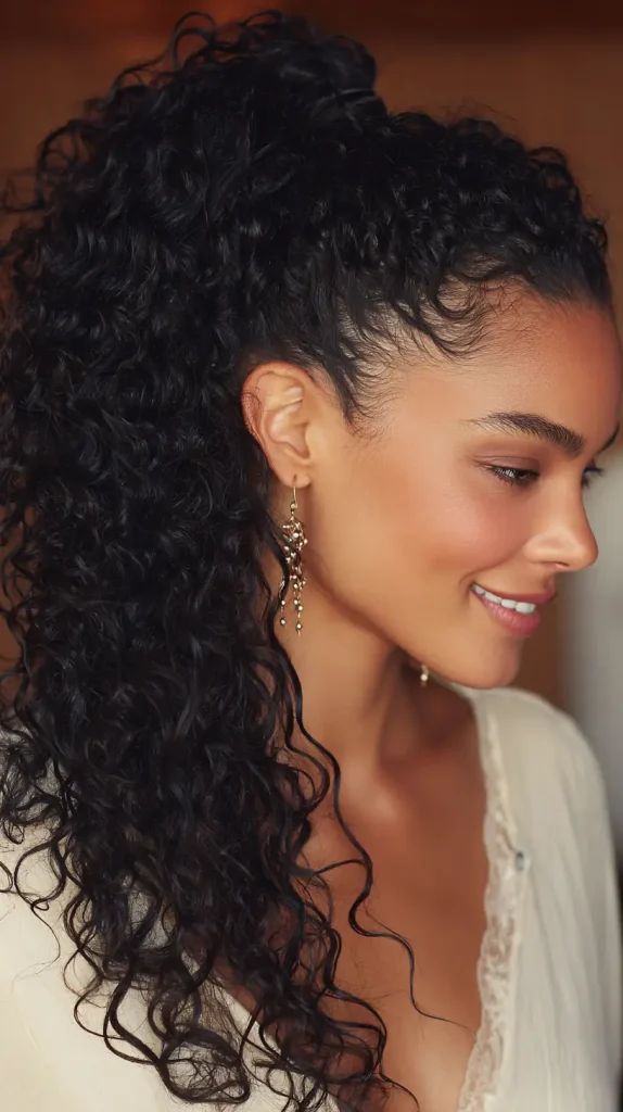 Curly High Ponytail