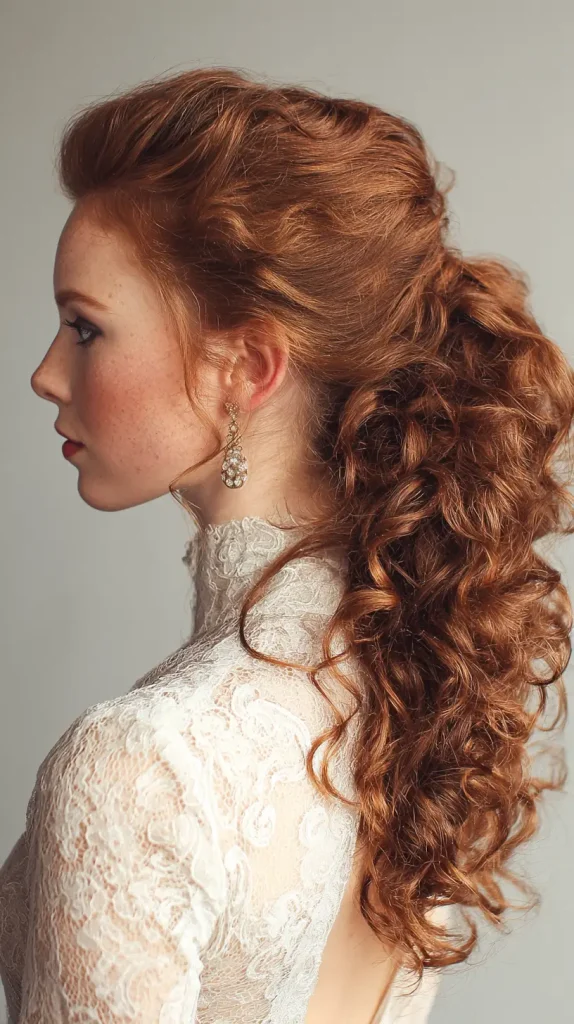 Curly Low Ponytail