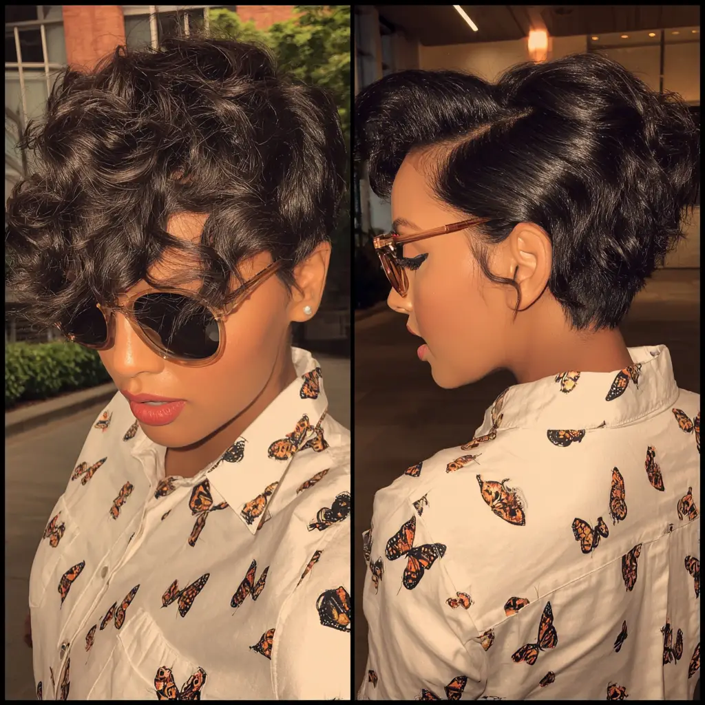 Curly Pixie Magic