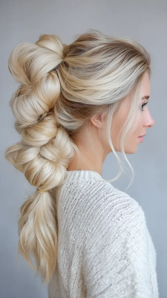  Double Bubble Ponytails