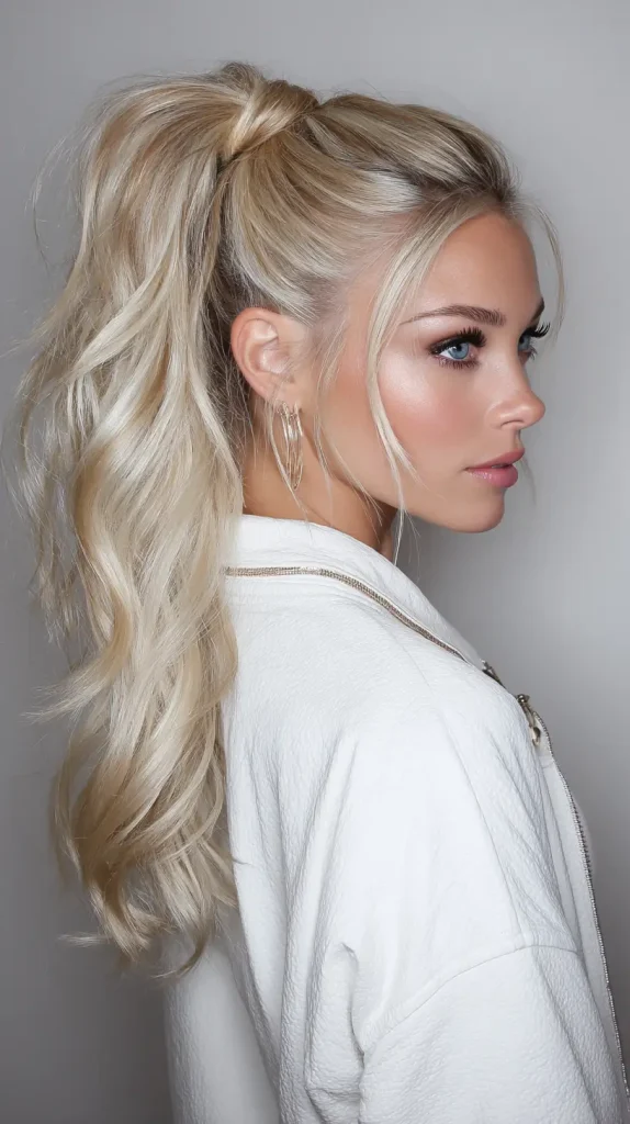 Double High Ponytail (Stacked Look)