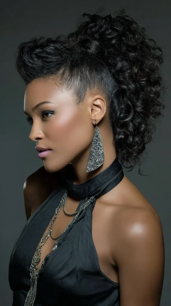  Faux Hawk Ponytail