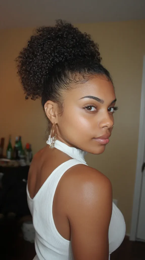  High Puff Ponytail