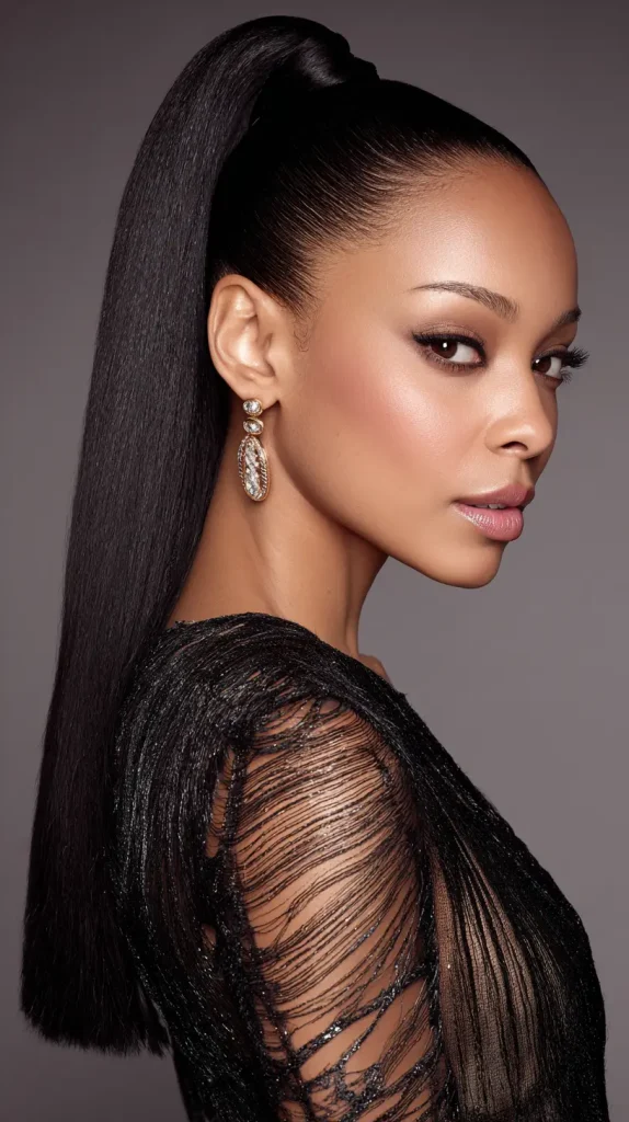 High Sleek Ponytail