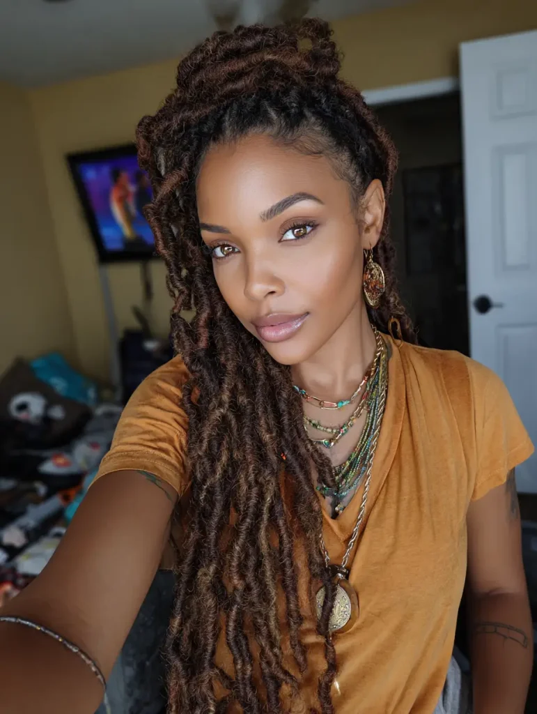 Honey Brown Locs