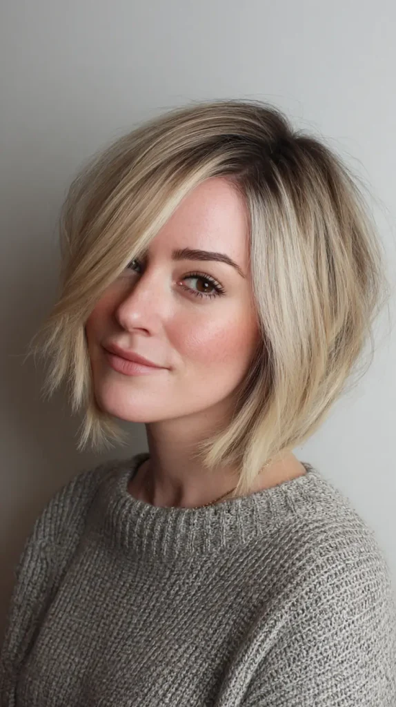 Inverted Bob with Face-Framing Layers