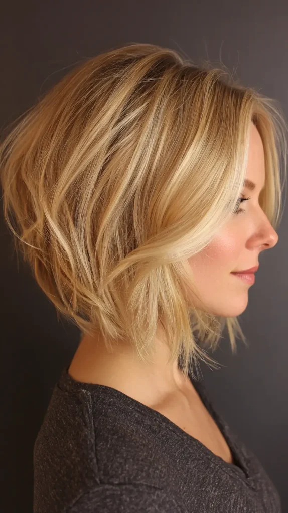 Inverted Bob with Face-Framing Layers