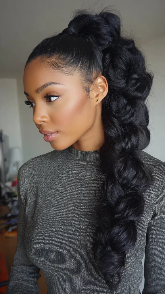  Jumbo Braid Ponytail