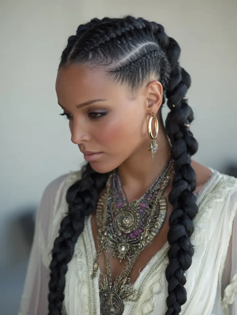 Jumbo Goddess Cornrows