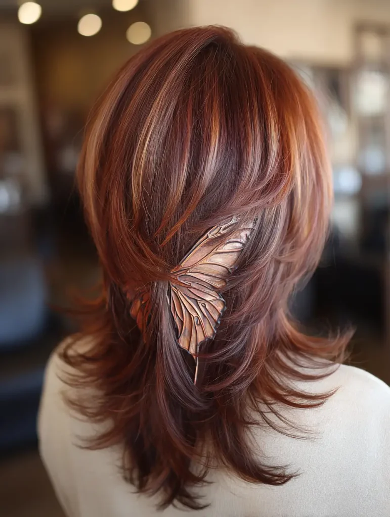 Layered Butterfly Cut with Wispy Ends