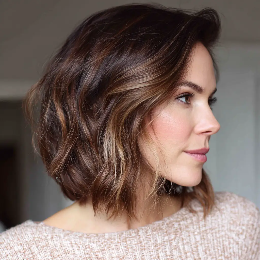 Long Bob with Side Part