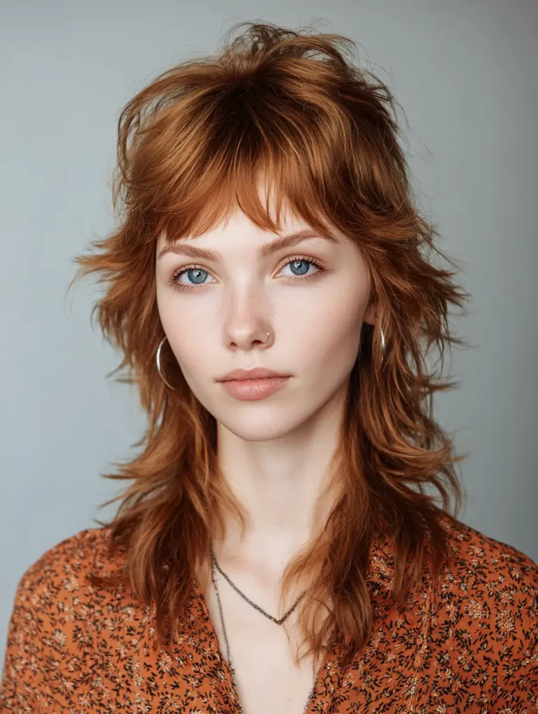 Medium Wolf Cut with Face-Framing Layers
