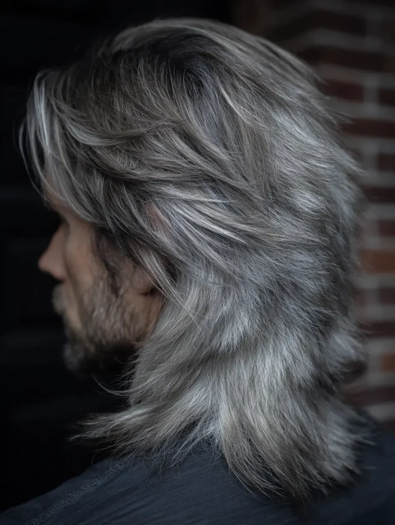 Medium Wolf Cut with Highlights