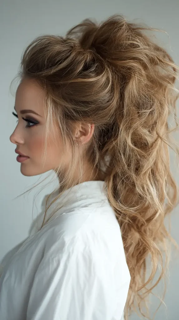 Messy High Ponytail