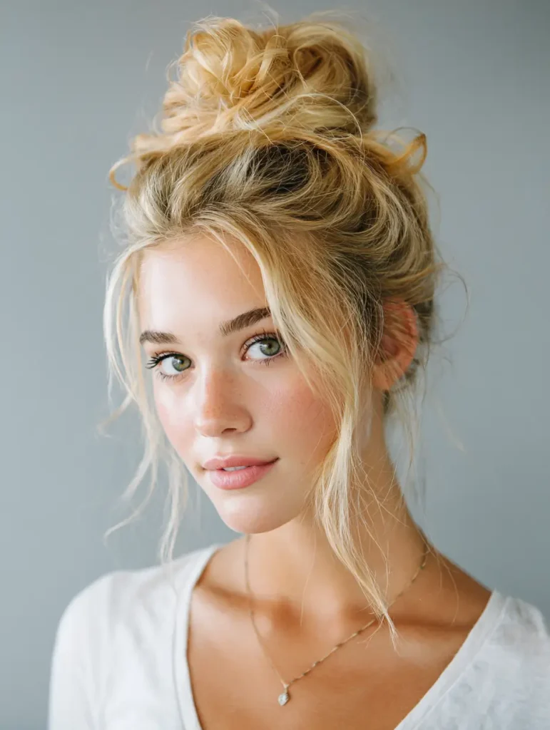 Messy Top Knot