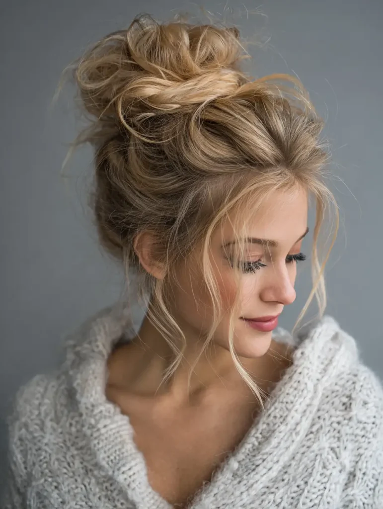 Messy Top Knot