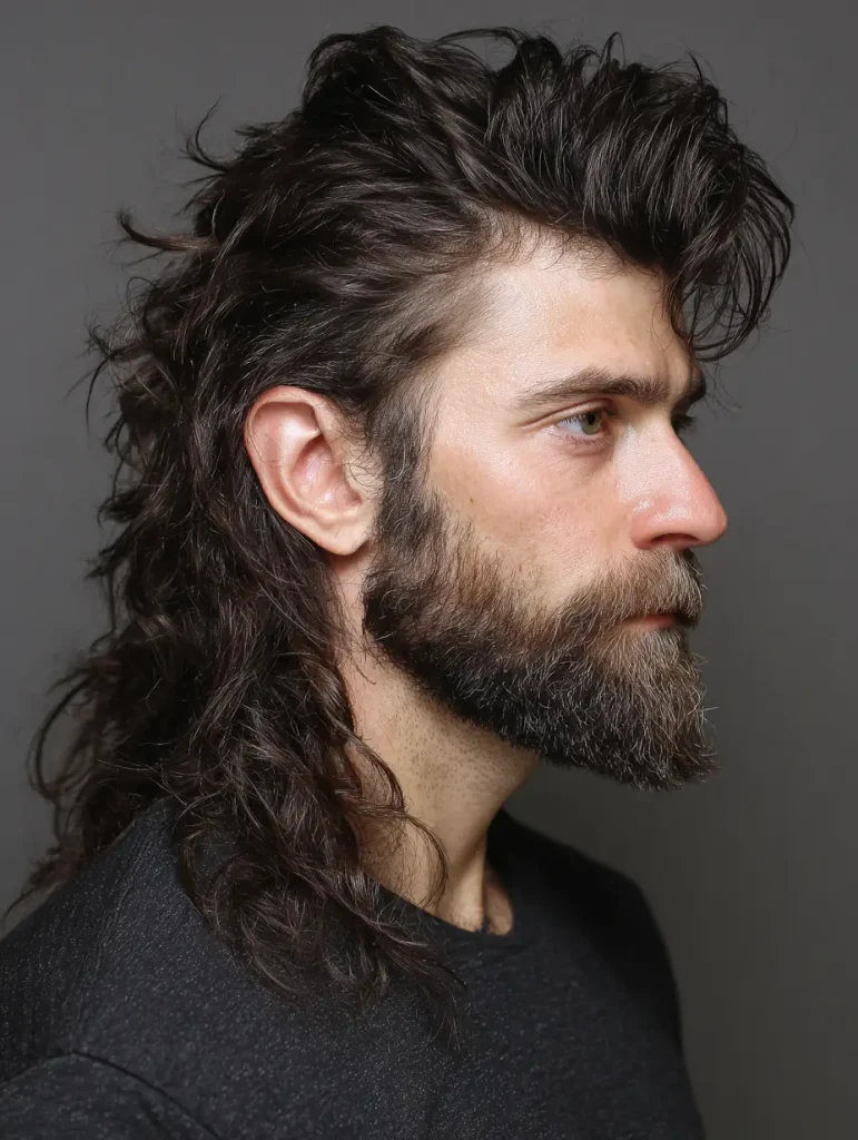 Modern Mullet with Beard