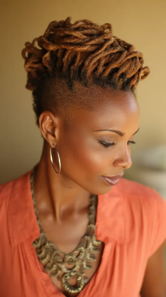 Mohawk-Inspired Twist Updo