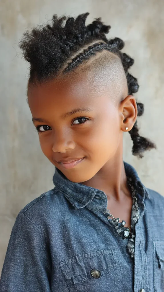 Mohawk with Cornrows