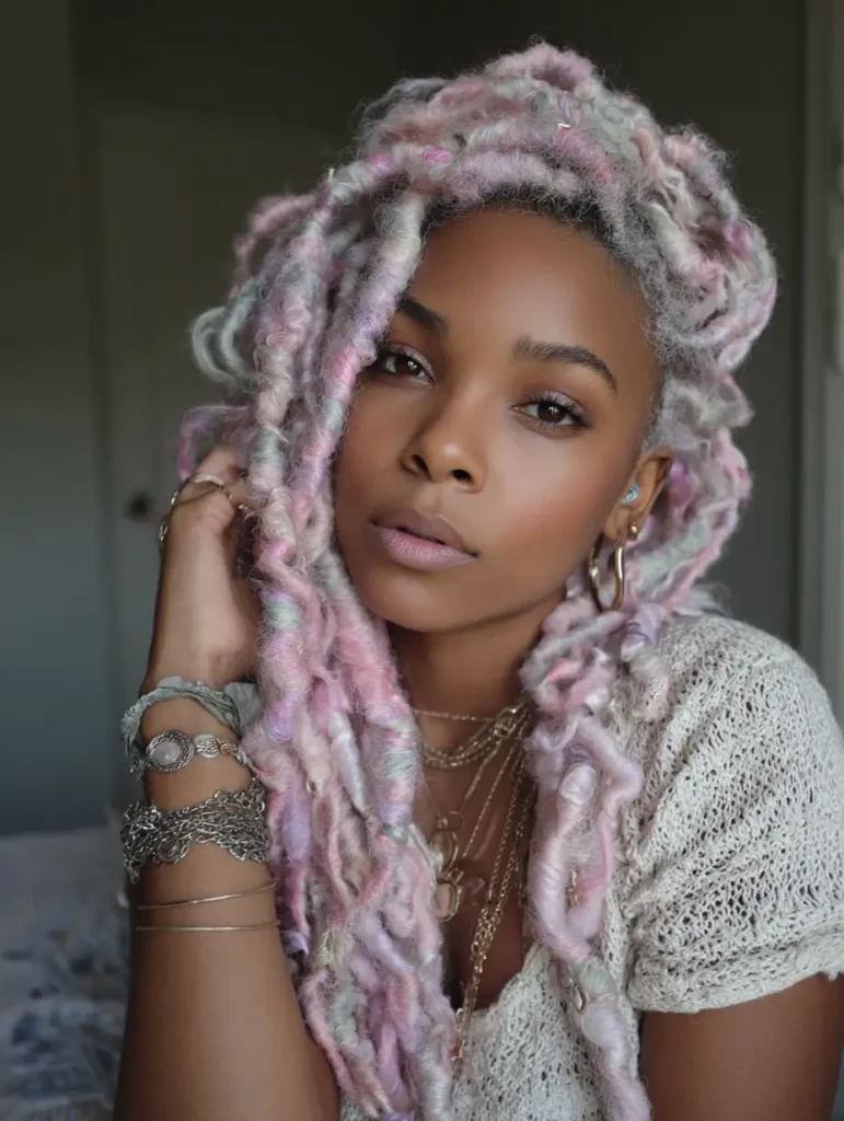 Pastel Pink Locs