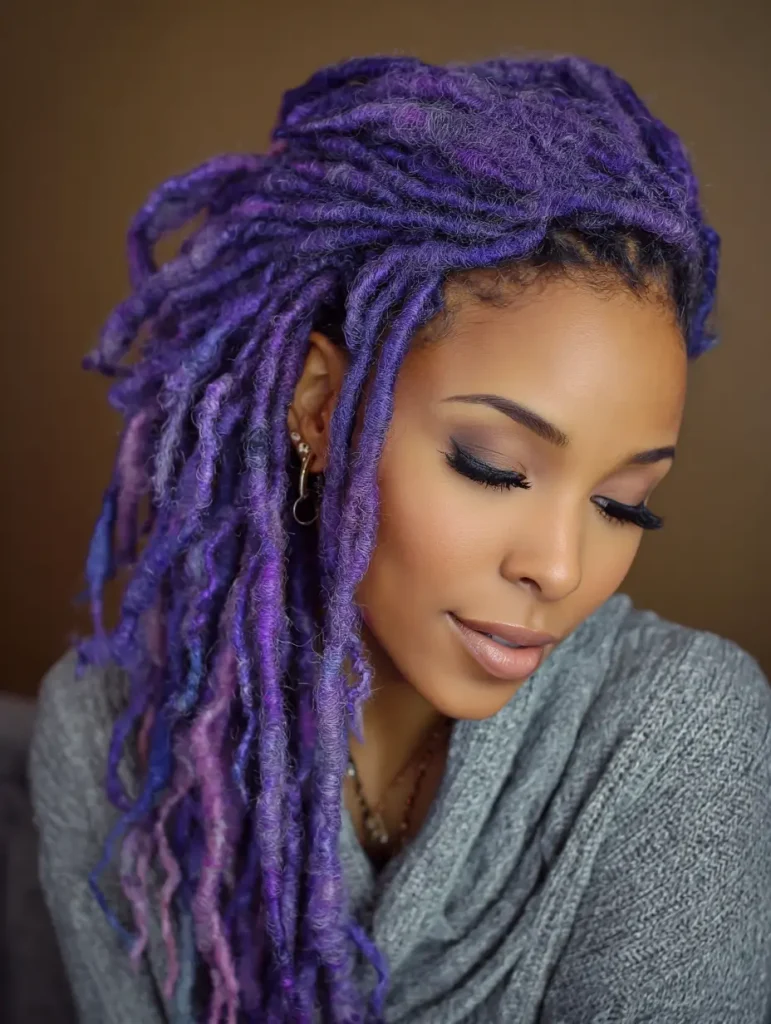Purple Locs