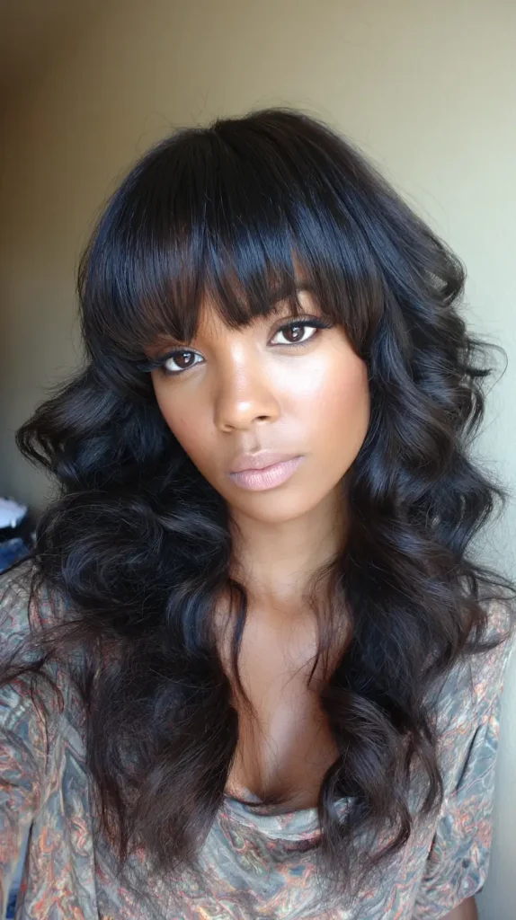 Quick Weave with Bangs