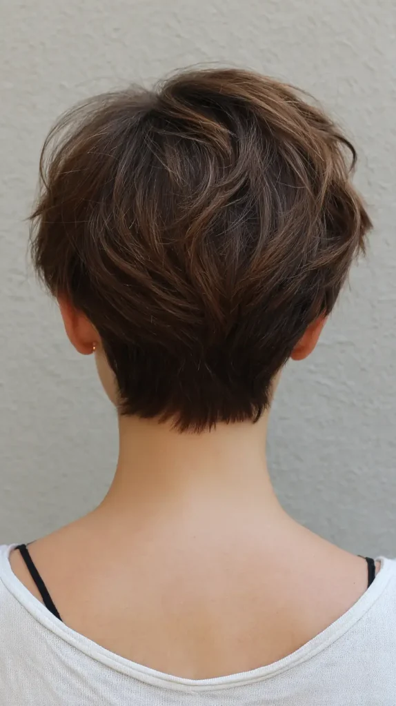 Shaggy Pixie Back
