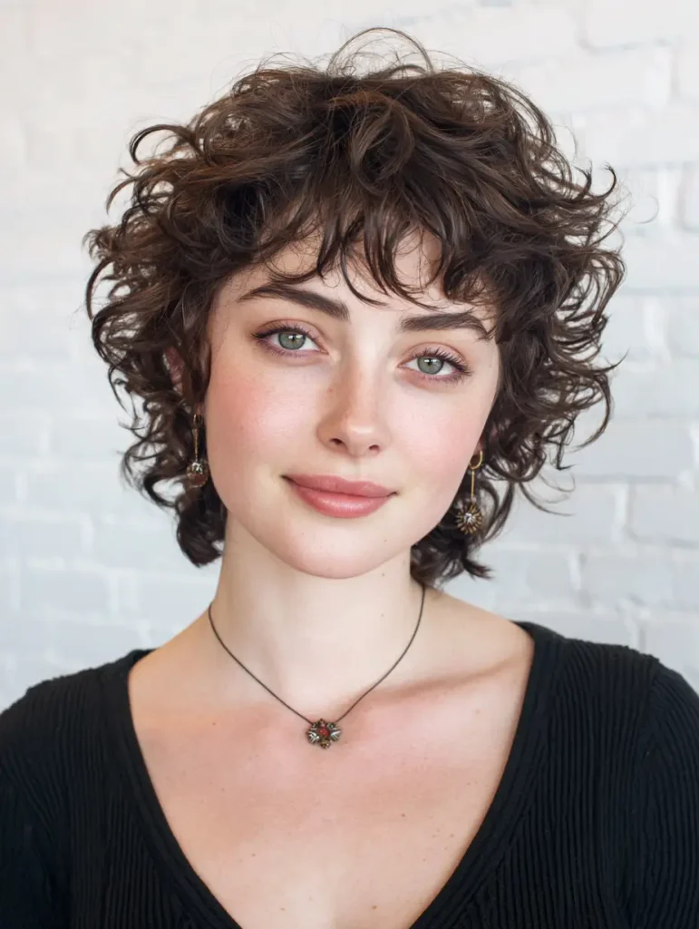 Short Curly Shag